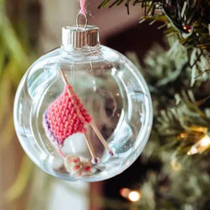 Knitting Christmas Ornament