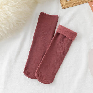 Thickening Winter Soft Velvet Snow Socks
