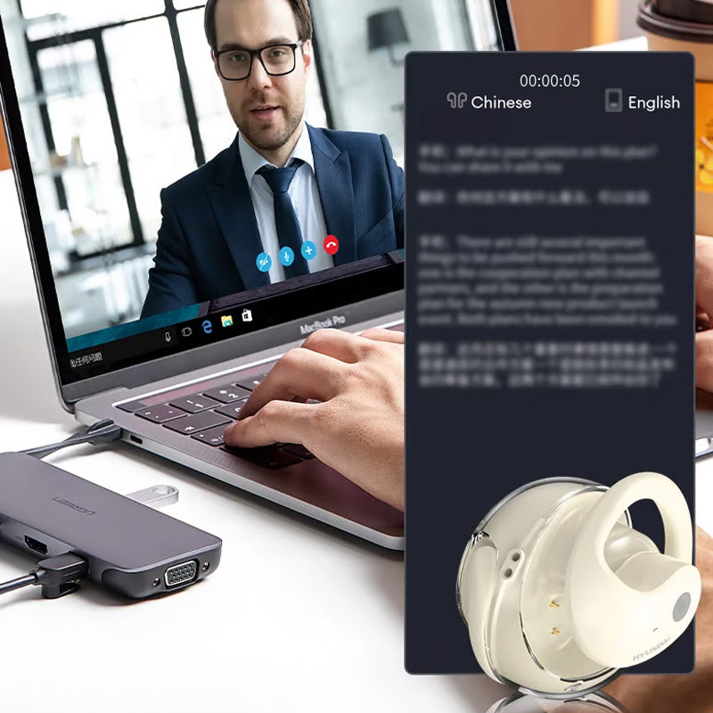 New HY-T26 Pro Wireless Bluetooth Translation Earbuds