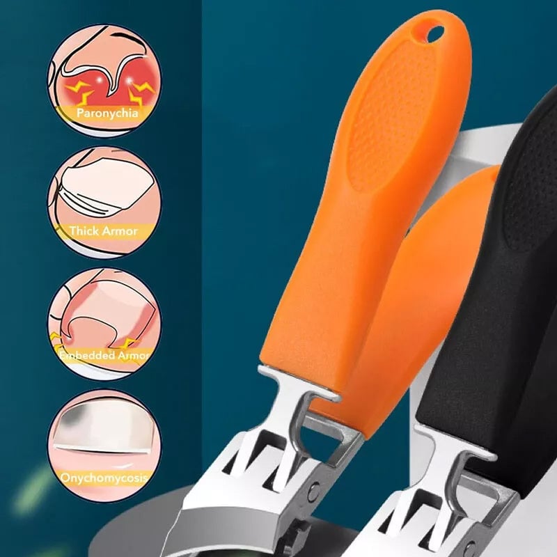Practical Wide Jaw Opening Anti-Splash Slanted Nail Clipper