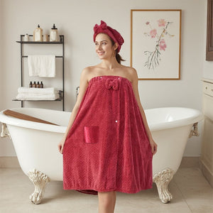 Plus Size Solid Color Bath Towel