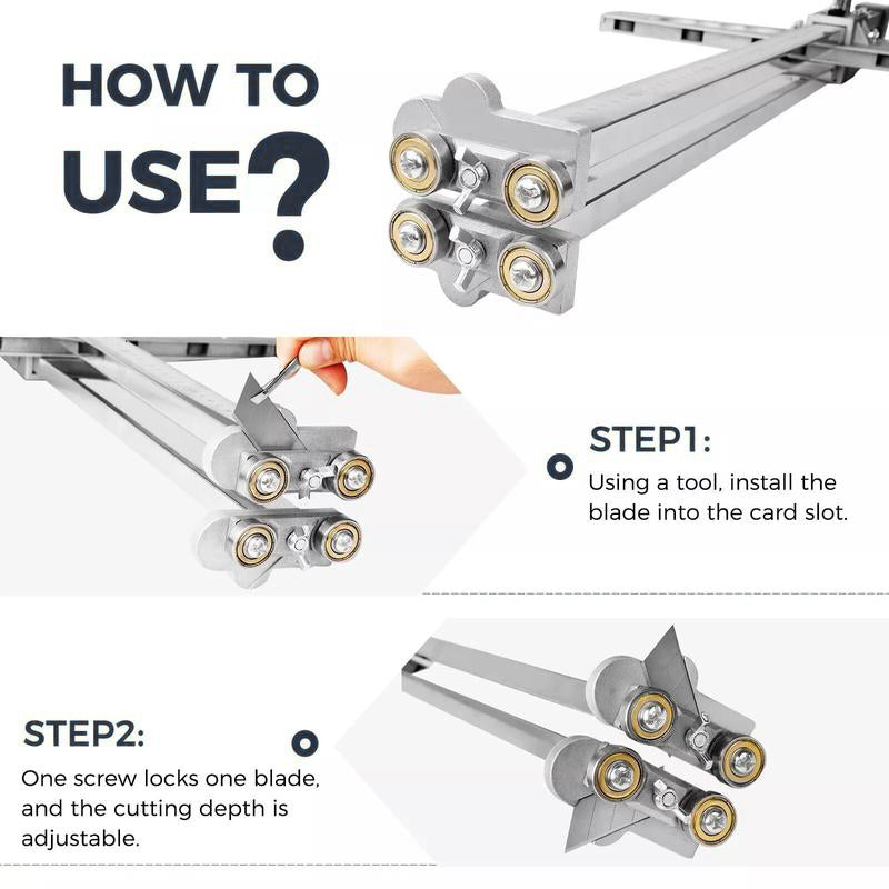 Foldable Drywall Cutting Tool