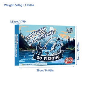 【Up To 50% Off】New 24 Days Christmas Countdown Fish Tackle Set