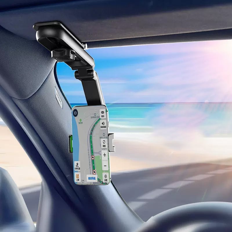 🚍Multi-function Sun Visor Universal 360 Degree Rotating Phone Holder