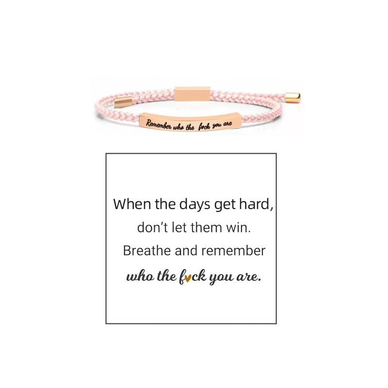 Braided Adjustable Inspire Bracelet