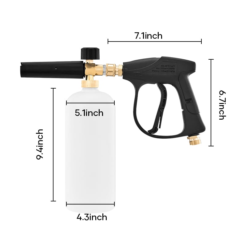 Practical Foam Cannon Dual Connector Accessory