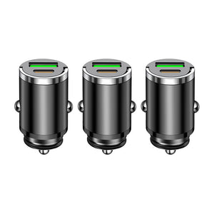 Metal Pull-Ring Invisible Fast Car Charger