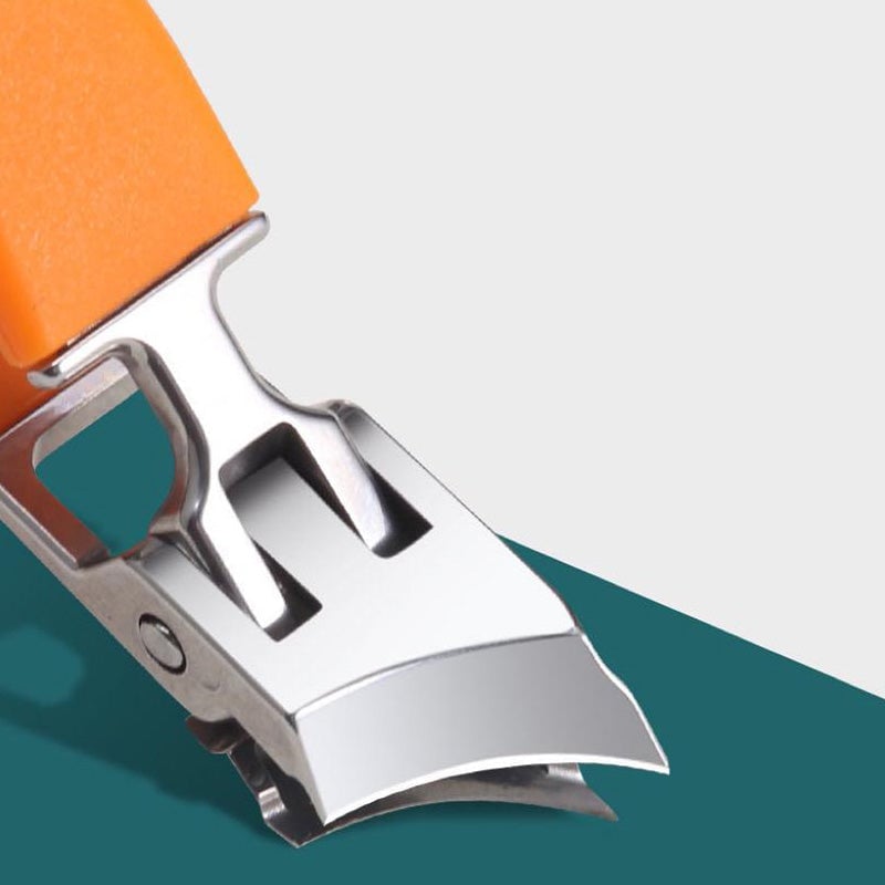 Practical Wide Jaw Opening Anti-Splash Slanted Nail Clipper