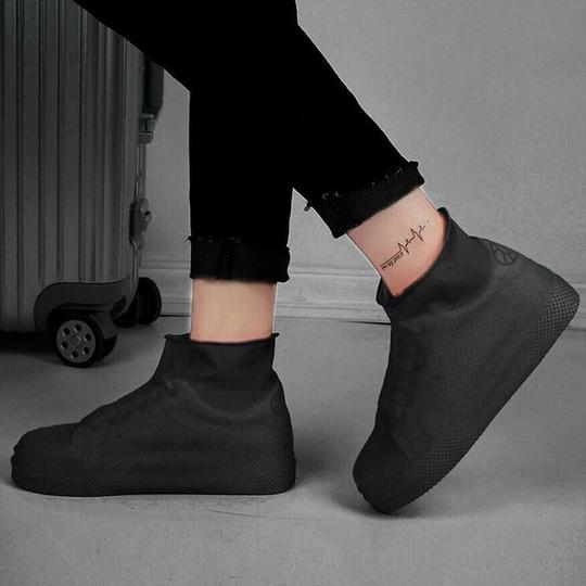 Solid Color Outdoor Waterproof Shoe Covers