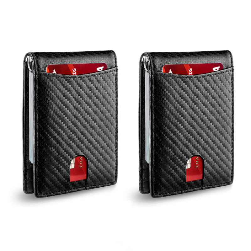 Genuine Leather Anti-theft Swipe Card Holder