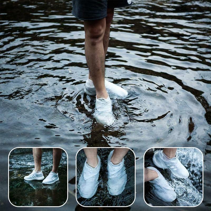 Solid Color Outdoor Waterproof Shoe Covers
