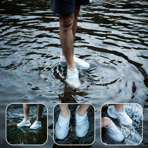 Solid Color Outdoor Waterproof Shoe Covers