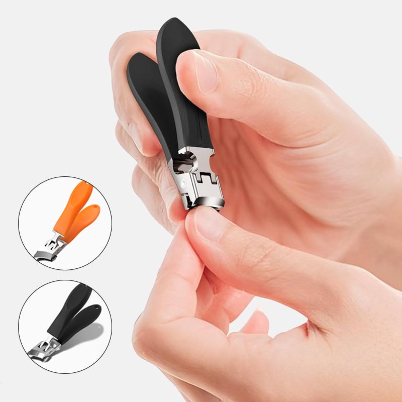 Practical Wide Jaw Opening Anti-Splash Slanted Nail Clipper