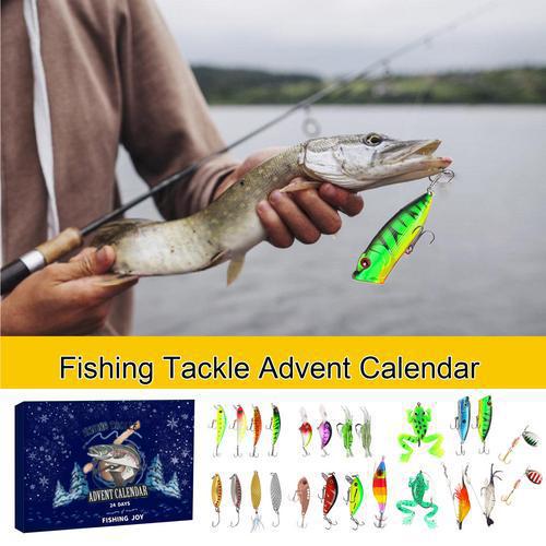 【Up To 50% Off】New 24 Days Christmas Countdown Fish Tackle Set