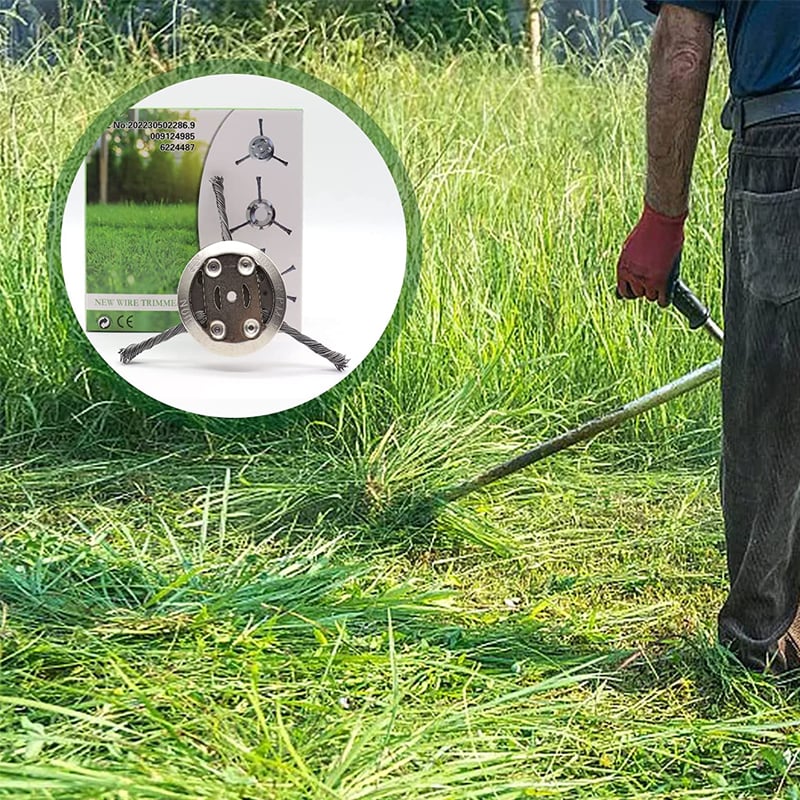6 inch Steel Wire Brush Cutter Trimmer Head