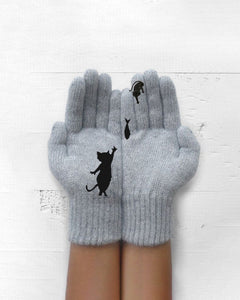 Cat Fan Cotton Gloves