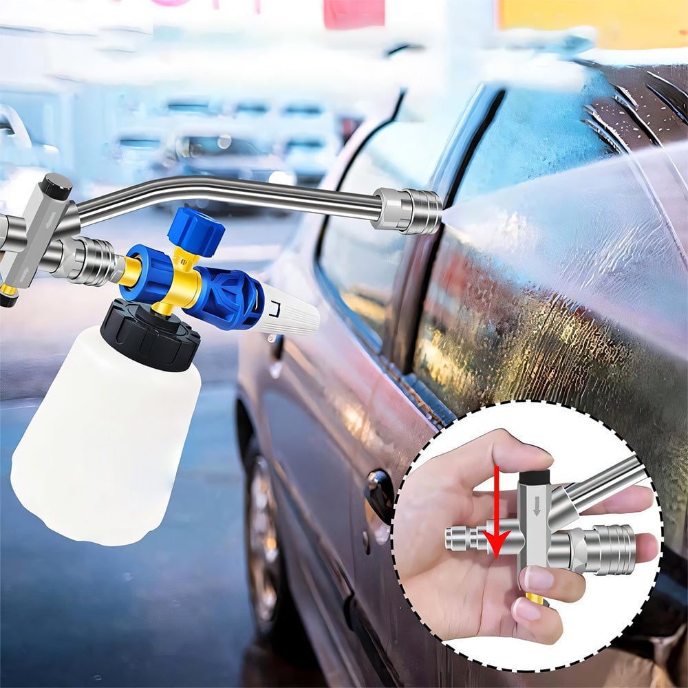 Practical Foam Cannon Dual Connector Accessory