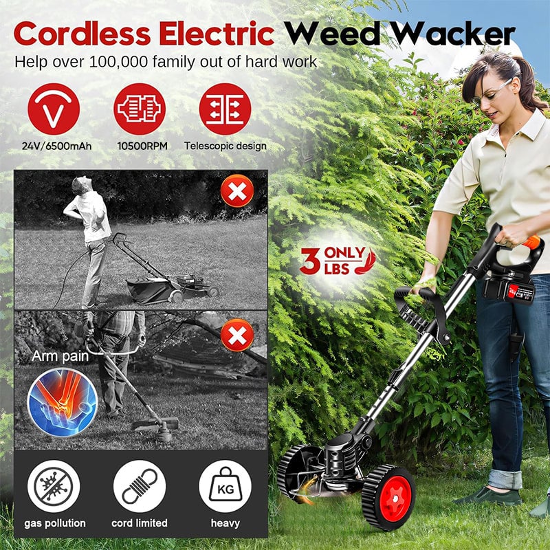 Sakerplus Wireless Weed Cutter