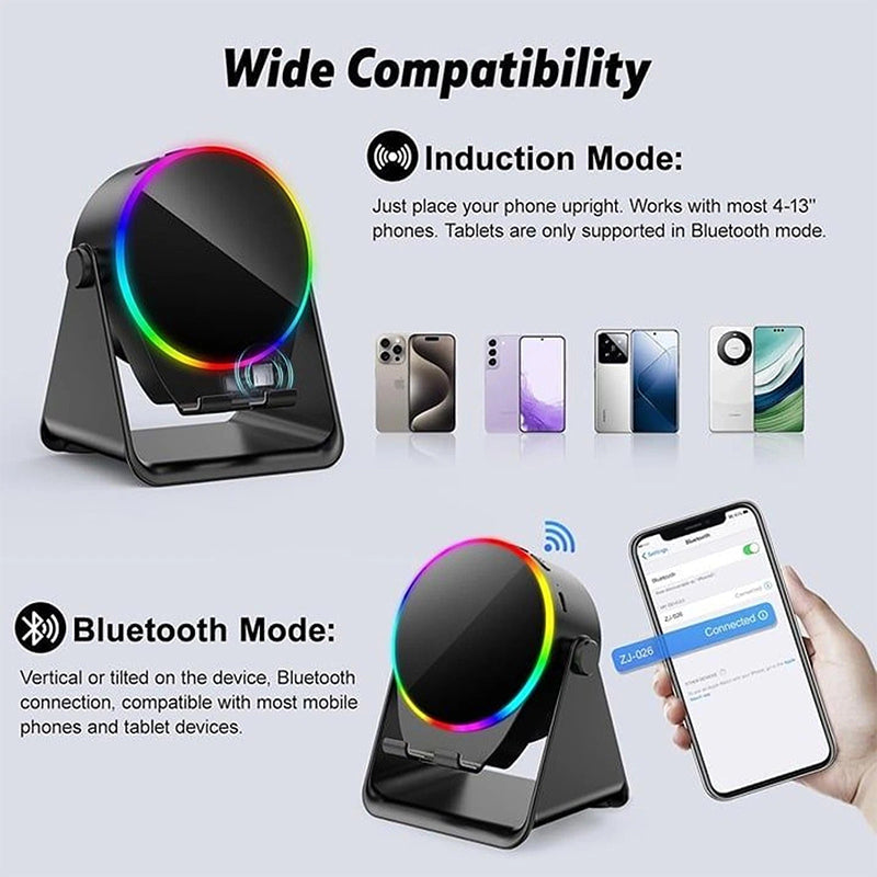 4-In-1 360° Rotating Bluetooth Speaker Stand
