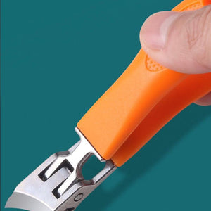 Practical Wide Jaw Opening Anti-Splash Slanted Nail Clipper
