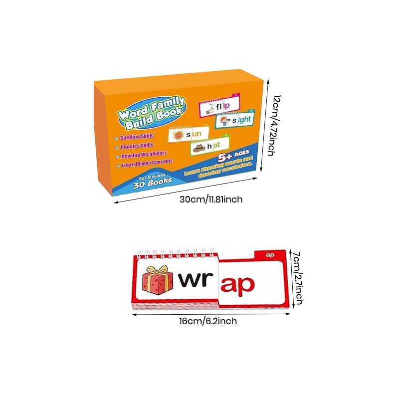 30 Read and Rhyme Flip Books