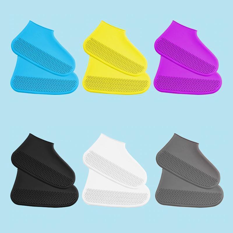 Solid Color Outdoor Waterproof Shoe Covers
