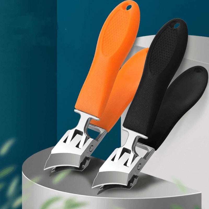 Practical Wide Jaw Opening Anti-Splash Slanted Nail Clipper