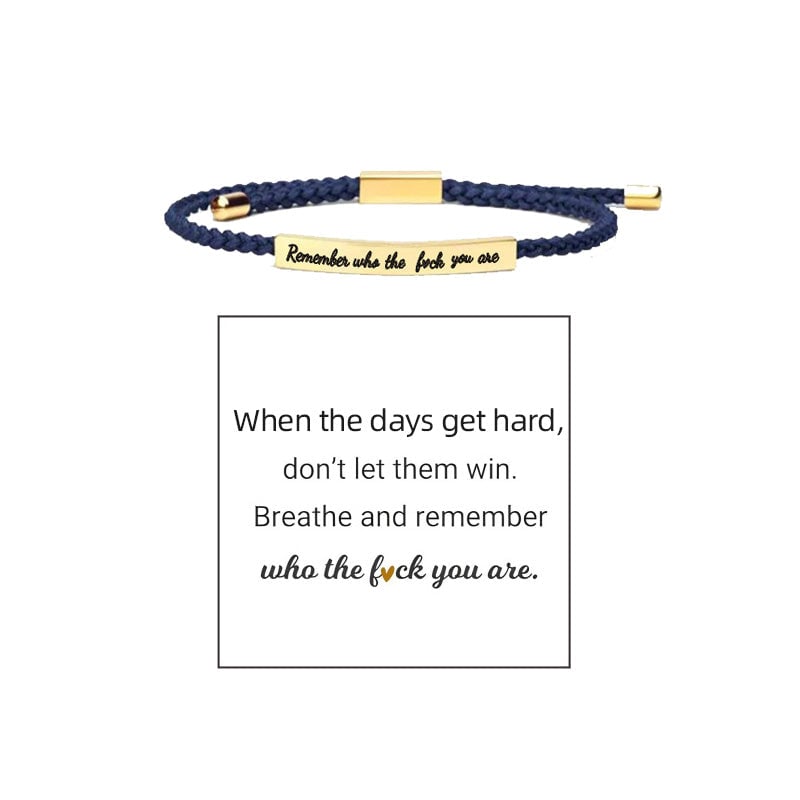 Braided Adjustable Inspire Bracelet