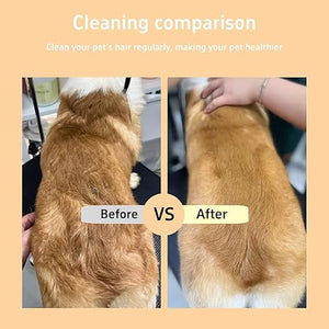 Self-cleaning Pet Flea Comb Grooming Brush