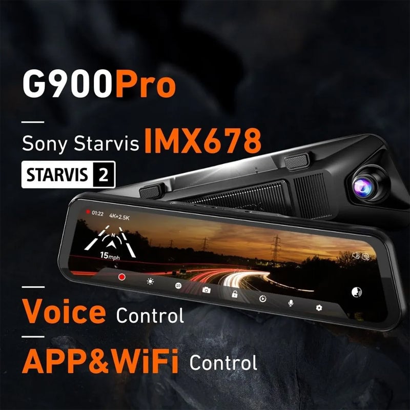Upgraded 10" HD Multi-Function Touch Screen Car Recorder