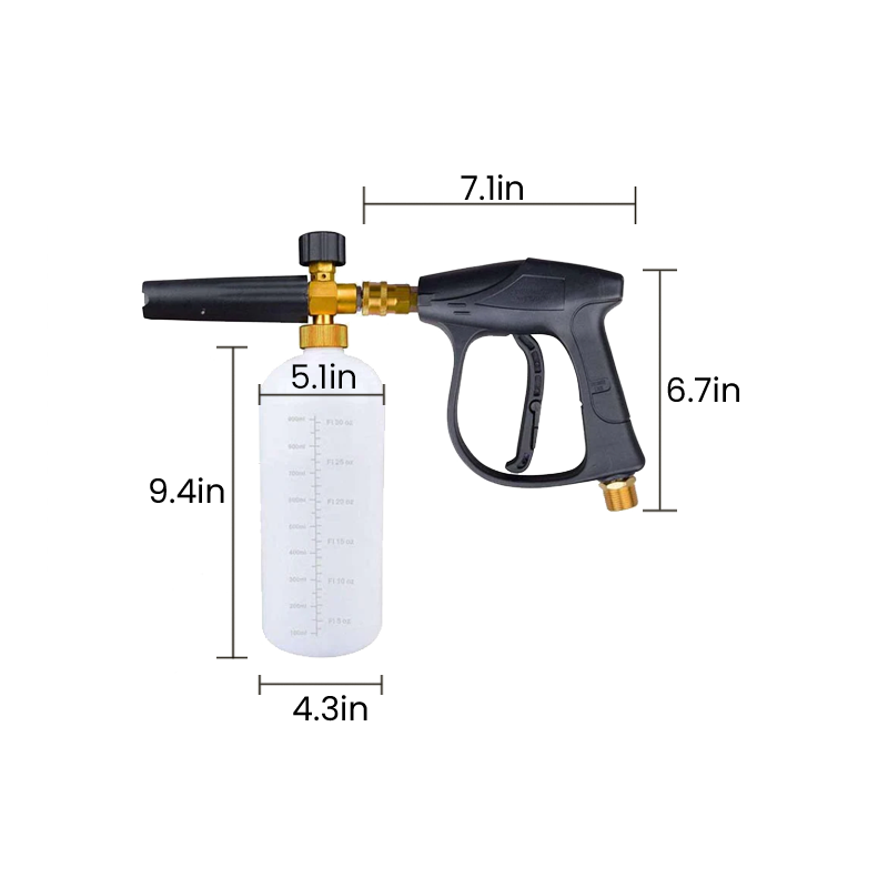 Practical Foam Cannon Dual Connector Accessory