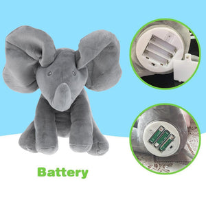 Music plush elephant, Hide-and-seek game Electric toys