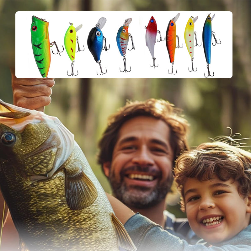 【Up To 50% Off】New 24 Days Christmas Countdown Fish Tackle Set