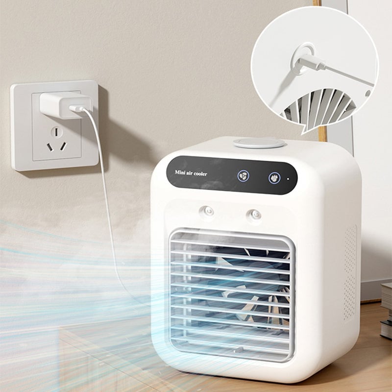 Portable 3-In-1 Cooling Fan with 2-Speed Mist