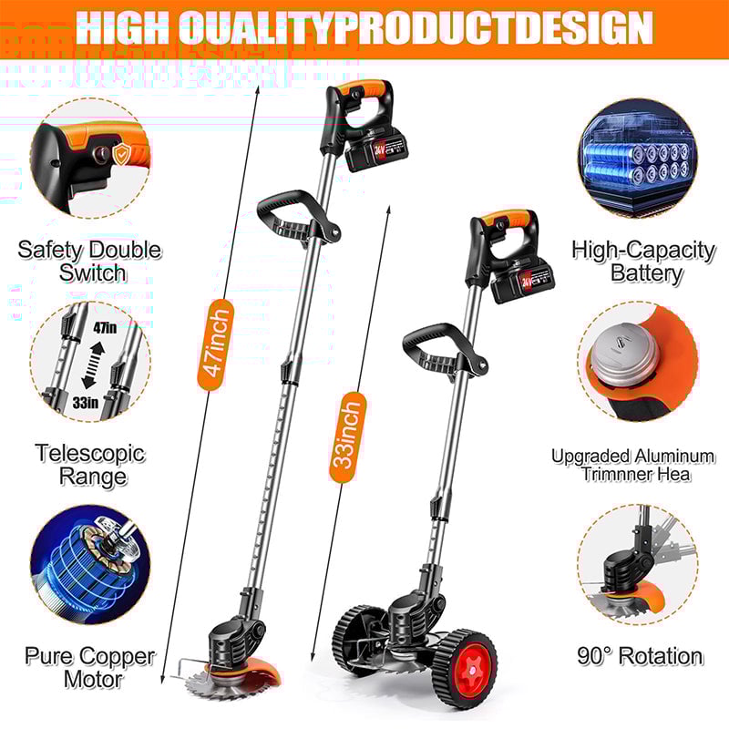 Sakerplus Wireless Weed Cutter