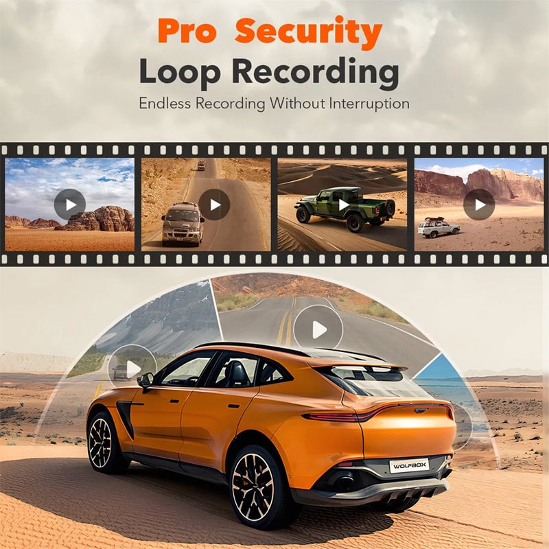 Upgraded 10" HD Multi-Function Touch Screen Car Recorder