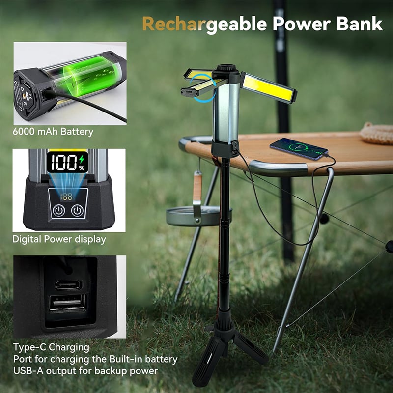 Upgraded Portable Camping Light with Bracket