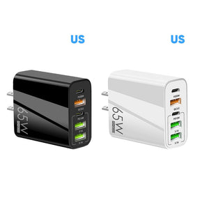 Multi Port Adaptor 65W Fast Charger - US Standard