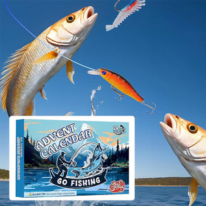【Up To 50% Off】New 24 Days Christmas Countdown Fish Tackle Set
