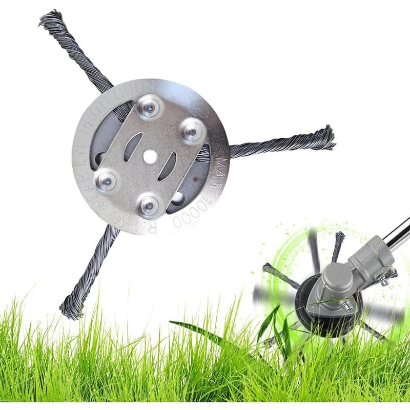 6 inch Steel Wire Brush Cutter Trimmer Head