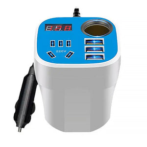 Car Mounted Cup Type Inverter Converter QC Charger