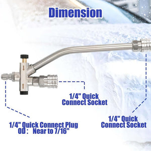Practical Foam Cannon Dual Connector Accessory