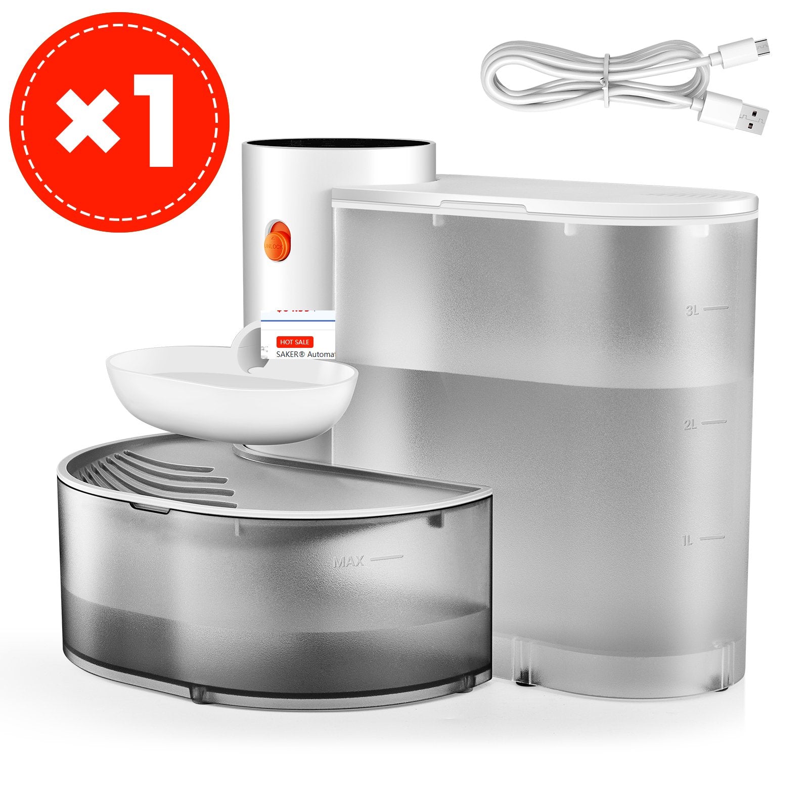 Automatic Pet Water Fountain