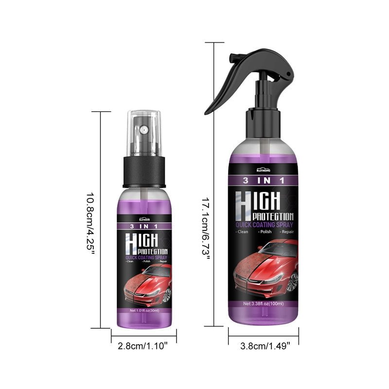 3 in 1 High Protection Car Coating Spray