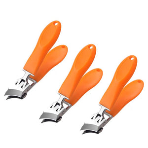 Practical Wide Jaw Opening Anti-Splash Slanted Nail Clipper