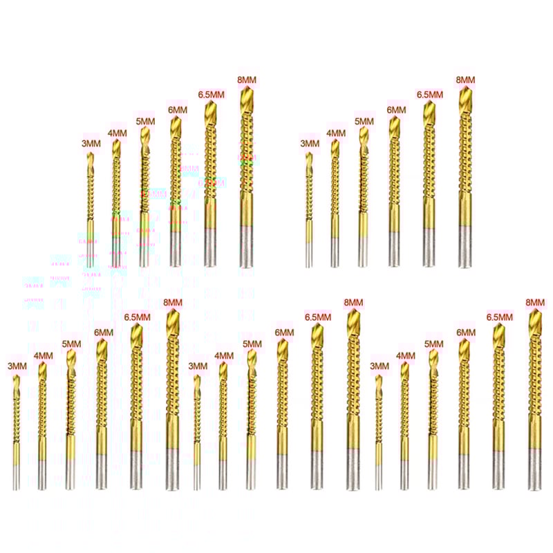 Twist Drill Bit Set Power Tool Accessories(6 Pcs )
