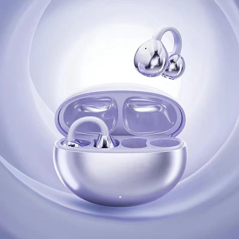 ✨AI Translation Open Ear Clip Bluetooth Headphone