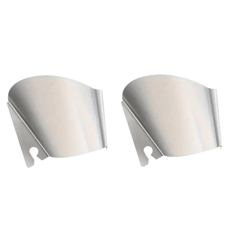 Stainless steel pouring shield