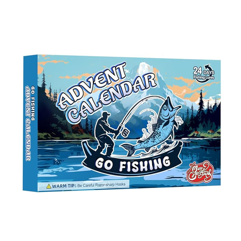 【Up To 50% Off】New 24 Days Christmas Countdown Fish Tackle Set