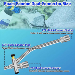 Practical Foam Cannon Dual Connector Accessory